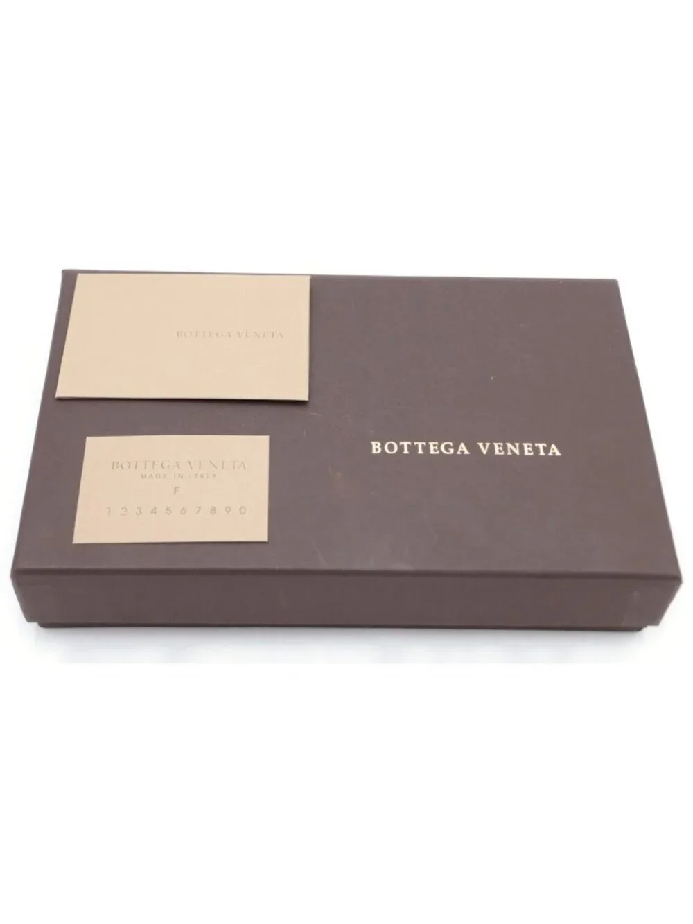 Bottega Veneta Intrecciato Wallet Card Case Gray Leather